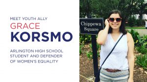 Read more about the article Youth LGBT Advocate Grace Korsmo: Straight Arlington Student Already LGBT Ally and Gender Equality Advocate