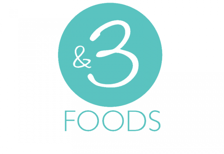 &3 Foods logo