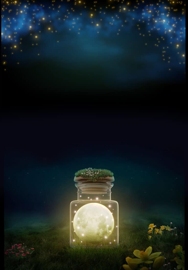 Moon-in-a-jar