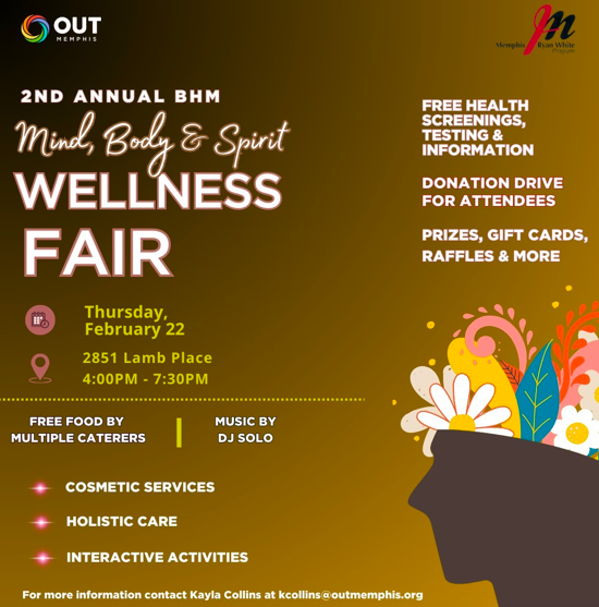 Black History Month Wellness Fair at OUTMemphis