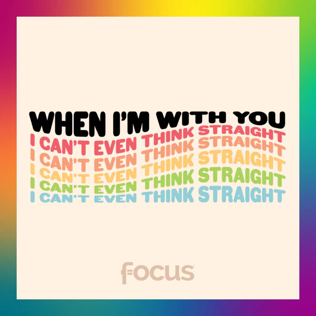 When I'm With You, I Can't Even Think Straight Card as part of Valentine's Day Card round up