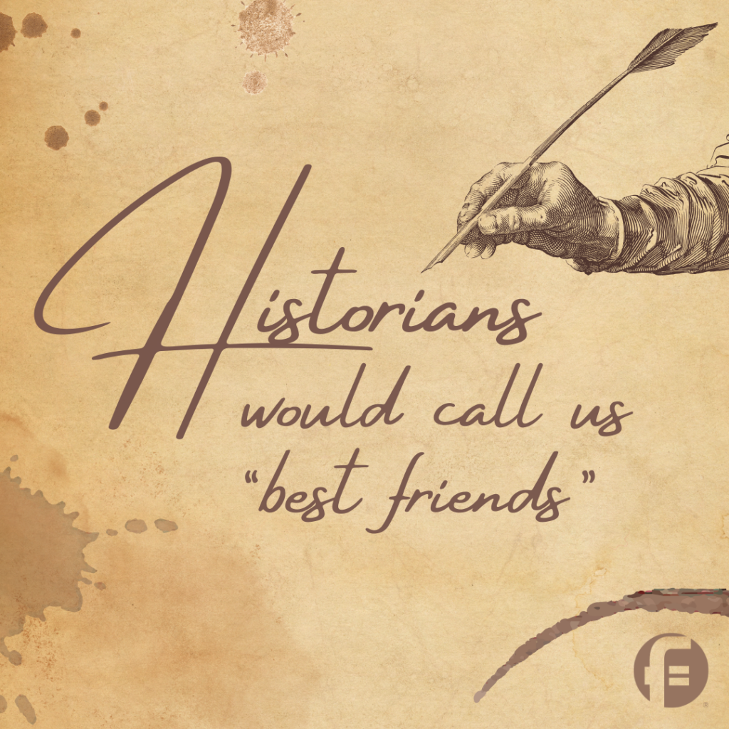 Historians Would Call Us Best Friends Card as part of Valentine's Day Card round up
