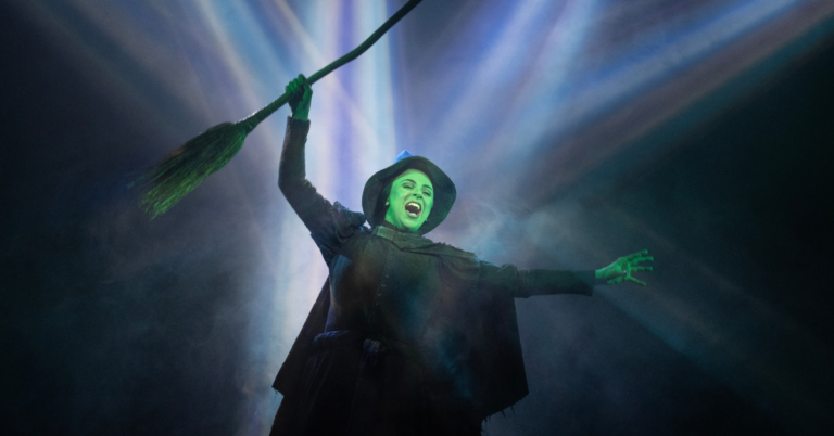 Olivia Valli as Elphaba in the National Tour of WICKED, photo by Joan Marcus