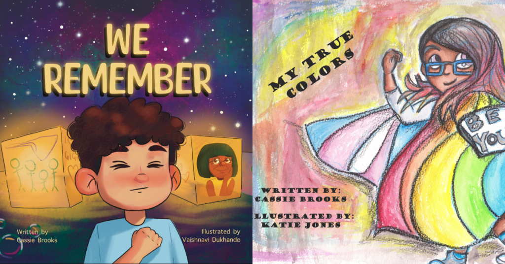 Cassie Brooks' books, We Remember and My True Colors