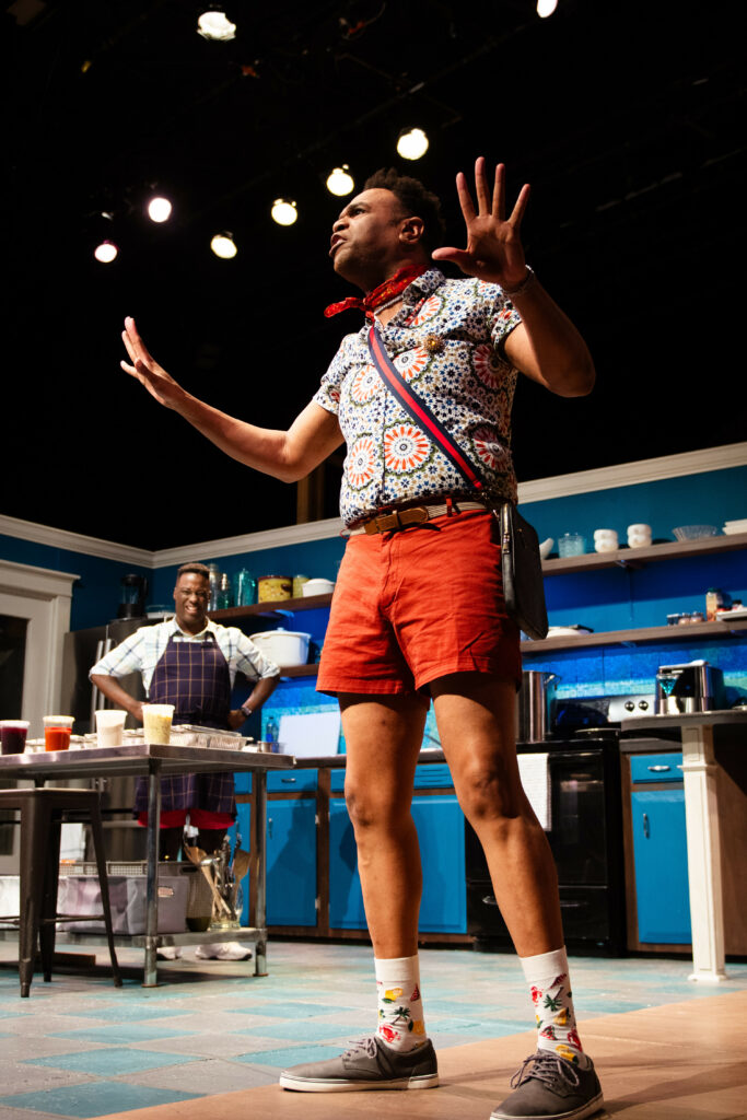 'The Hot Wing King', photos by Sean Moore. Courtesy Playhouse on the Square