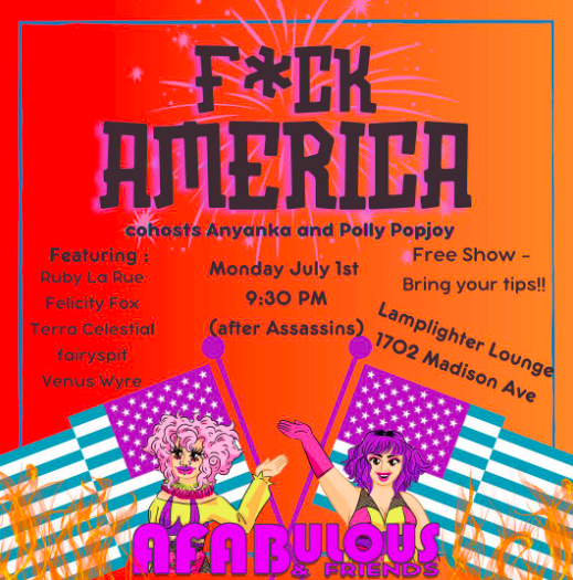AFABulous and Friends: F*ck America graphic