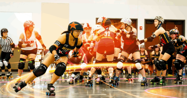 Memphis Roller Derby playing at a bout