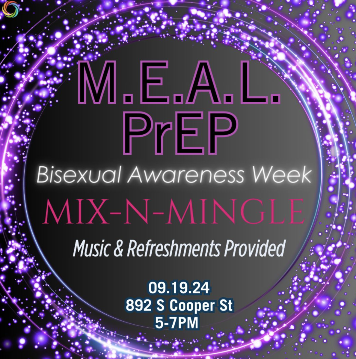 Purple Meal Prep Mix-N-Mingle graphic for OutMemphis event