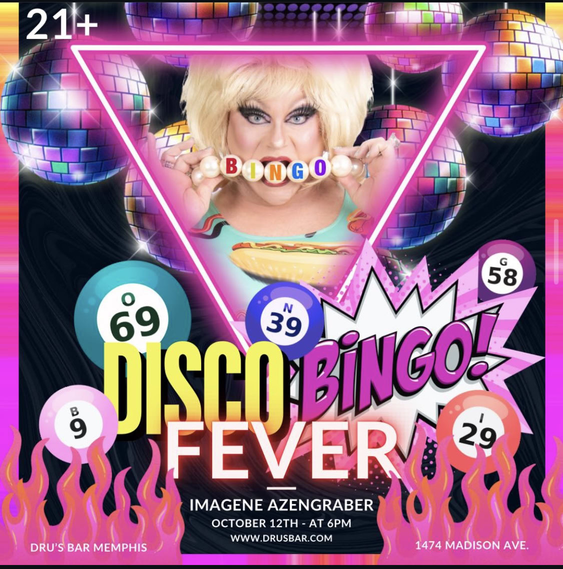 Disco Fever Bingo at DRUS